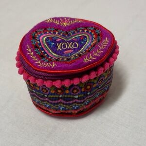 Natural Life Embroidered Jewelry Case